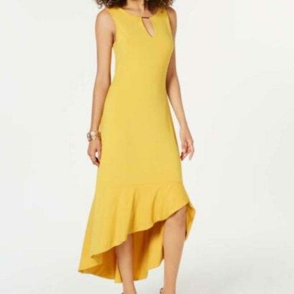 Thalia Sodi Womens Flounce-Hem Maxi Dress - Picture 1 of 1